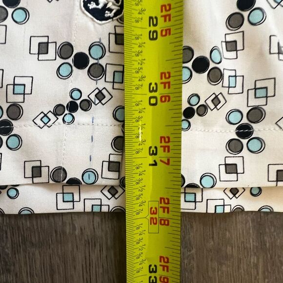 Nat Nast Mens Silk Shirt American Fit Geometric Print Button Down Size Large - Picture 13 of 14